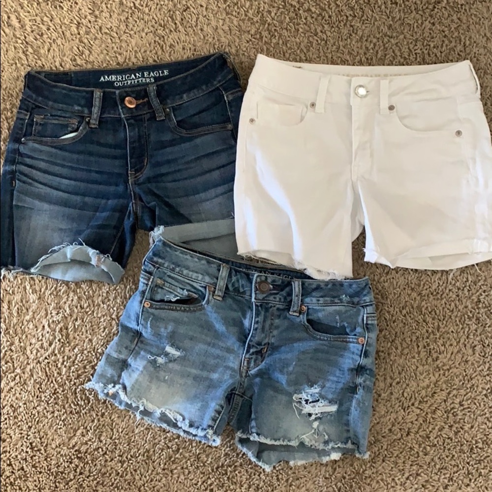 American Eagle MIDI Denim Shorts